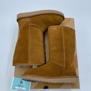 Women’s Koolaburra By Ugg Tall Winter Boots Chestnut Size 5 WIDE 1017089